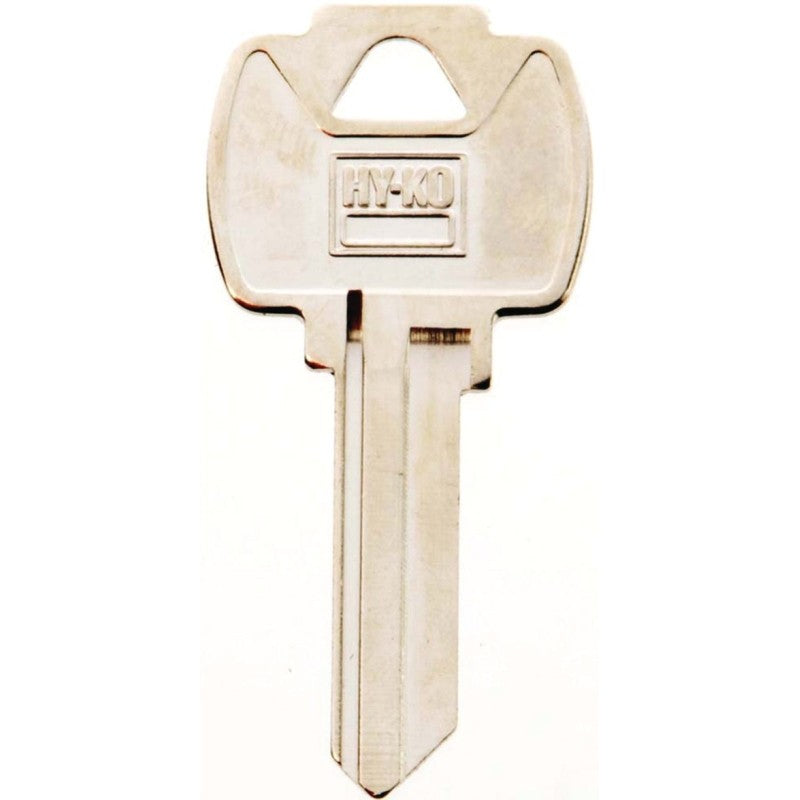 Hy-Ko 11010FA1 Key Blank, Brass, Nickel, For: Falcon Cabinet, House Locks and Padlocks, FA1 Key Number (Pack of 10)