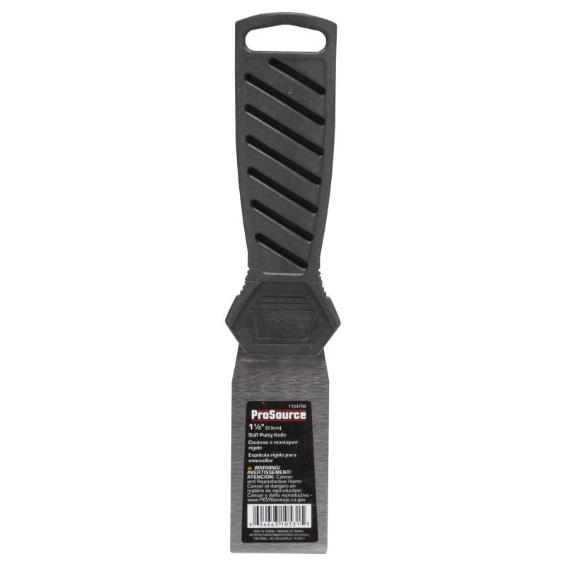 ProSource 10531 Putty Knife, 1-1/2 in W HCS Blade