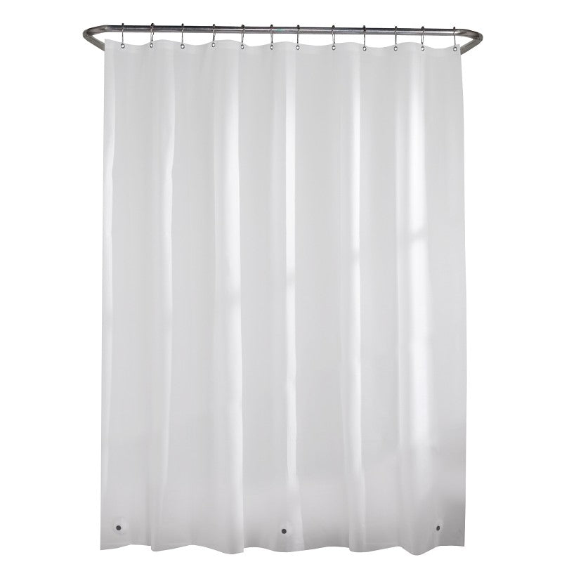 Zenna Home LPRMWWL Shower Curtain Liner, Mediumweight, 72 in L, 70 in W, PEVA, White
