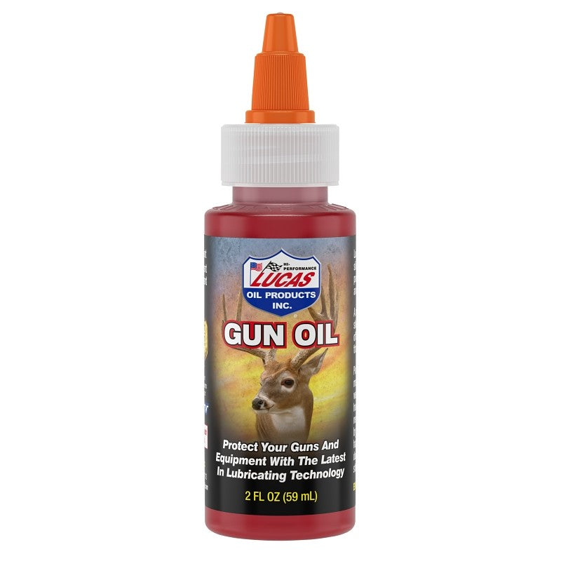 Lucas Oil 10006 Gun Oil, Liquid, Petroleum, Red, 2 oz