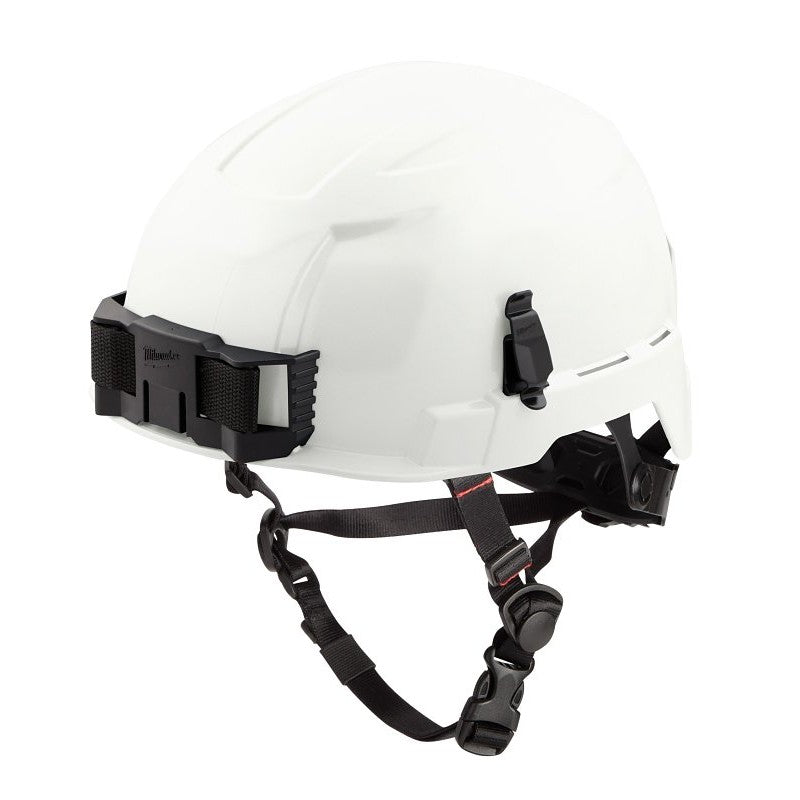 Milwaukee BOLT 48-73-1301 Safety Helmet, Polycarbonate, White, Fits Hat Size: 6-1/2 to 8-1/2