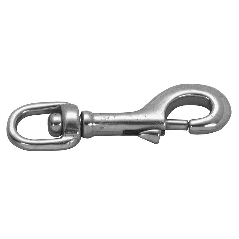 Campbell T7631304 Swiveling Bolt Snap, 1/2 in, 170 lb Working Load, Stainless Steel