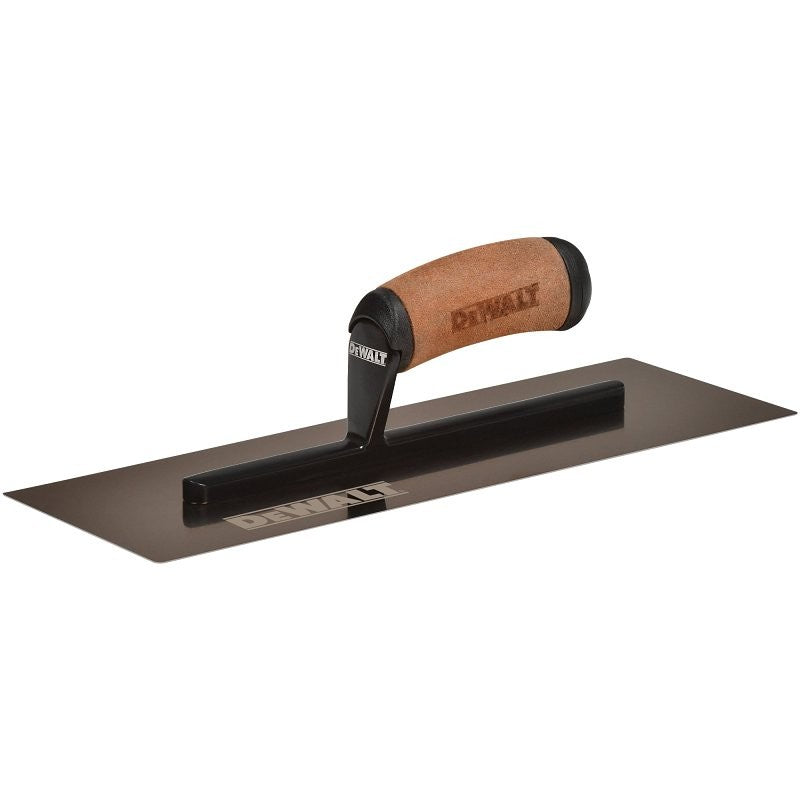 DEWALT DXTT-2-962 Finishing Trowel, 4-3/4 in W Blade, 14 in L Blade, Stainless Steel Blade, Ergonomic Handle