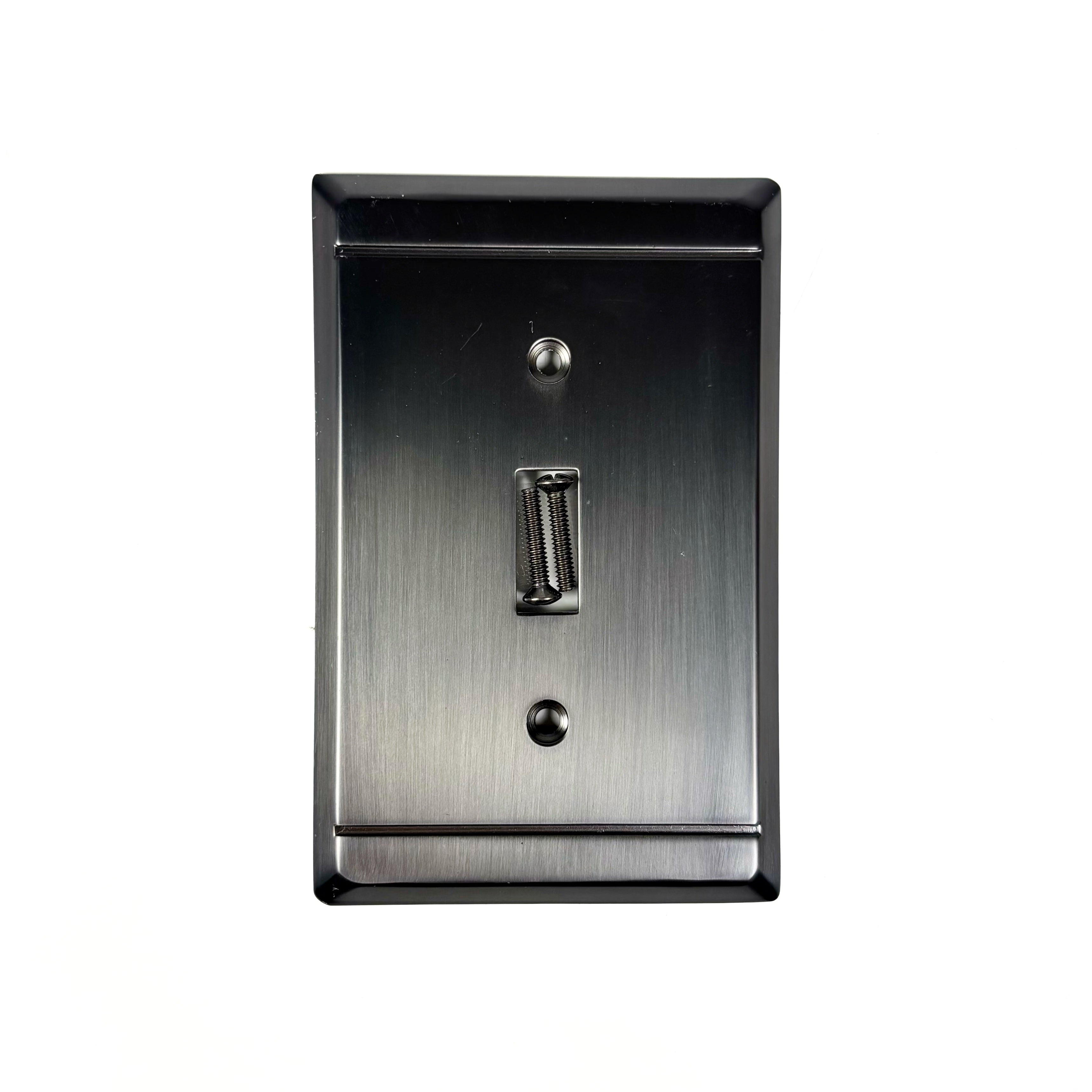 Franklin Single Switch Wall Plate Antique Pewter