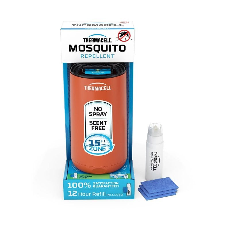 Thermacell Patio Shield PS1CANYON Mosquito Repeller, 12 hr Refill, 15 ft Coverage Area, Canyon Housing