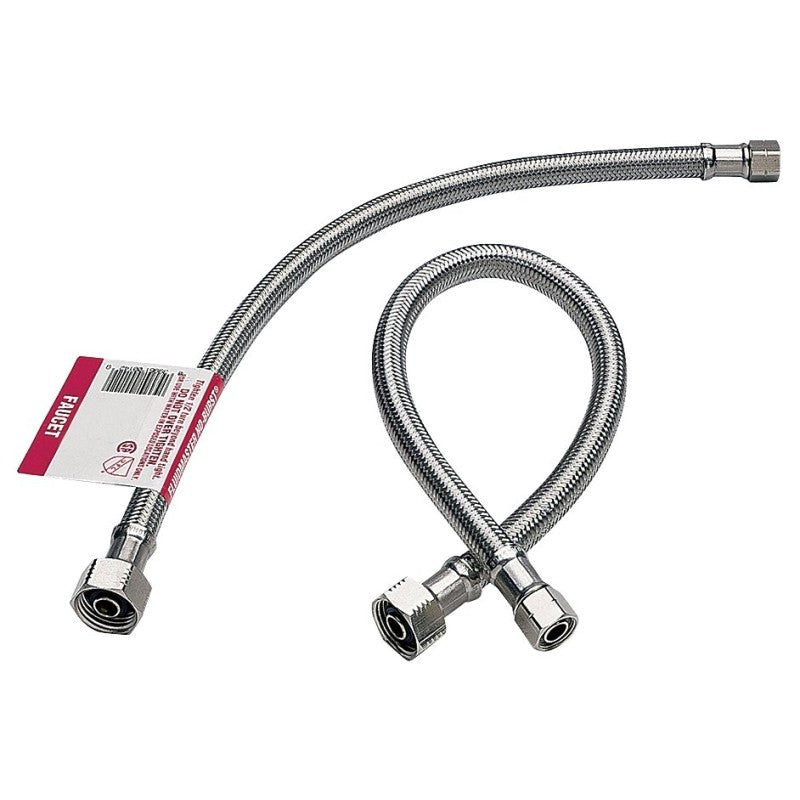 Fluidmaster 1F36 Water Supply Connector, 3/8 x 1/2 in, Compression x FIP, 1000 psi Pressure