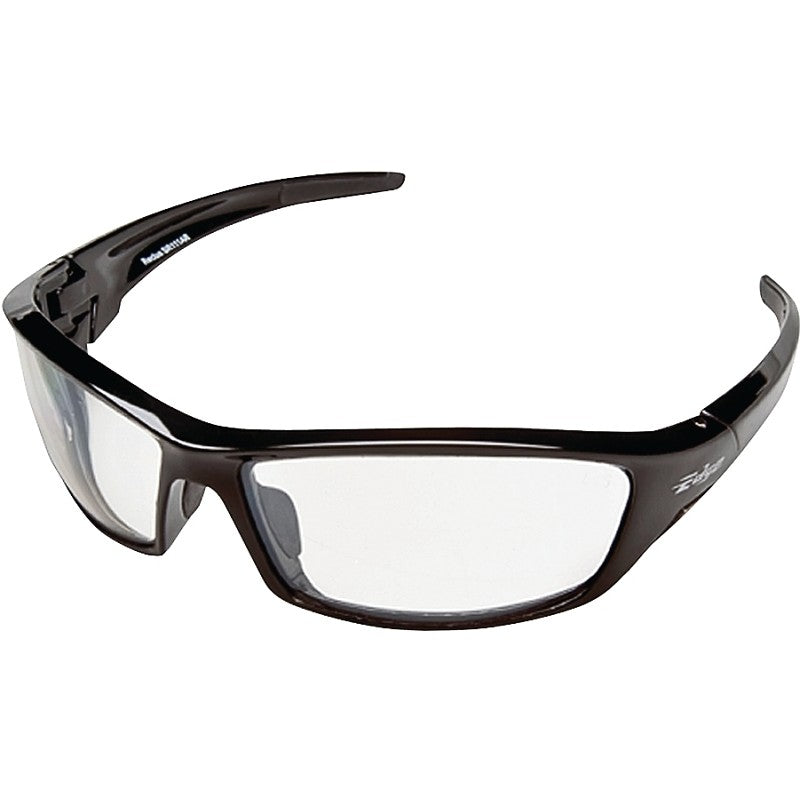 Edge SR111AR Non-Polarized Safety Glasses, Gray Lens, Black Frame, Unisex, Polycarbonate Lens, Full Frame, Nylon Frame