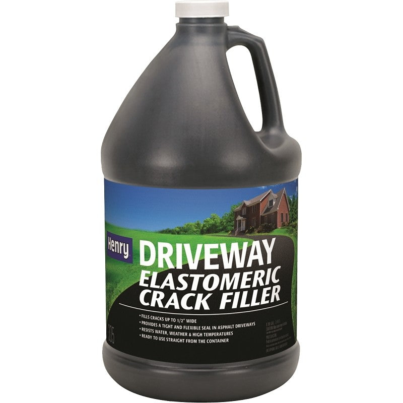 Henry HE305 Series HE305447 Driveway Crack Filler, Liquid, Black, Slight, 0.9 gal Jug (Pack of 4)