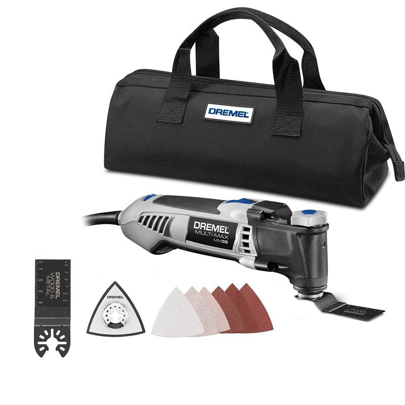 Dremel Multi-Max MM35-02 Corded Oscillating Multi-Tool Kit, 3.5 A, 10,000 to 21,000 opm OPM, 3.2 deg Oscillating