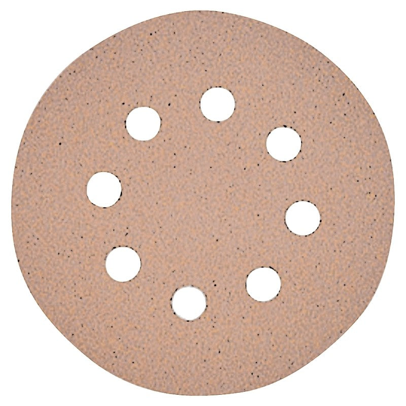 DEWALT DW4307 Sanding Disc, 5 in Dia, Coated, Aluminum Oxide Abrasive, Paper Backing, 8-Hole