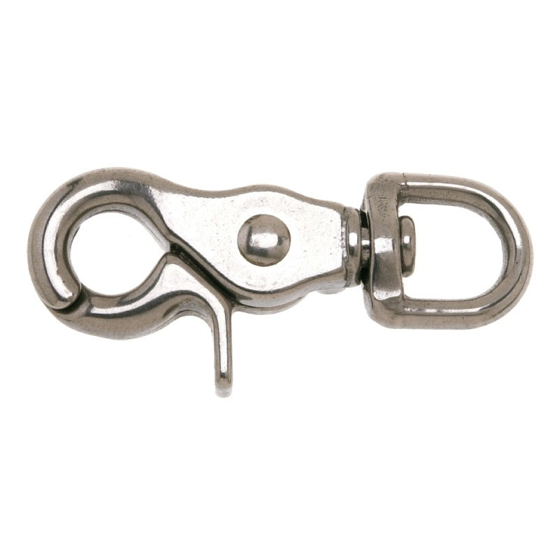 Campbell T7631704 Swiveling Trigger Snap, 1/2 in, 80 lb Working Load, Stainless Steel