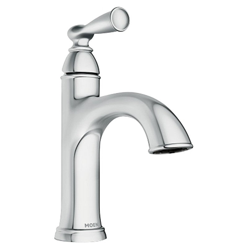 Moen Banbury Series 84945 Bathroom Faucet, 1.2 gpm, 1-Handle, Zinc, Chrome, 4 in Faucet Centers, Lever Handle
