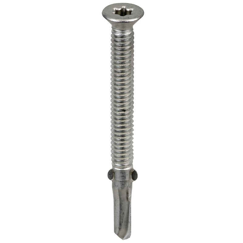 Acorn International S-WM14234G250 Screw, #14 Thread, Star Drive, Self-Tapping, Winged Point, Galvanized Steel