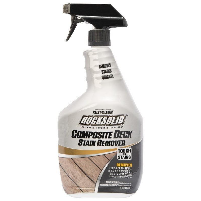 Rust-Oleum 350551 Deck Stain Remover, 32 oz, Liquid, Mild