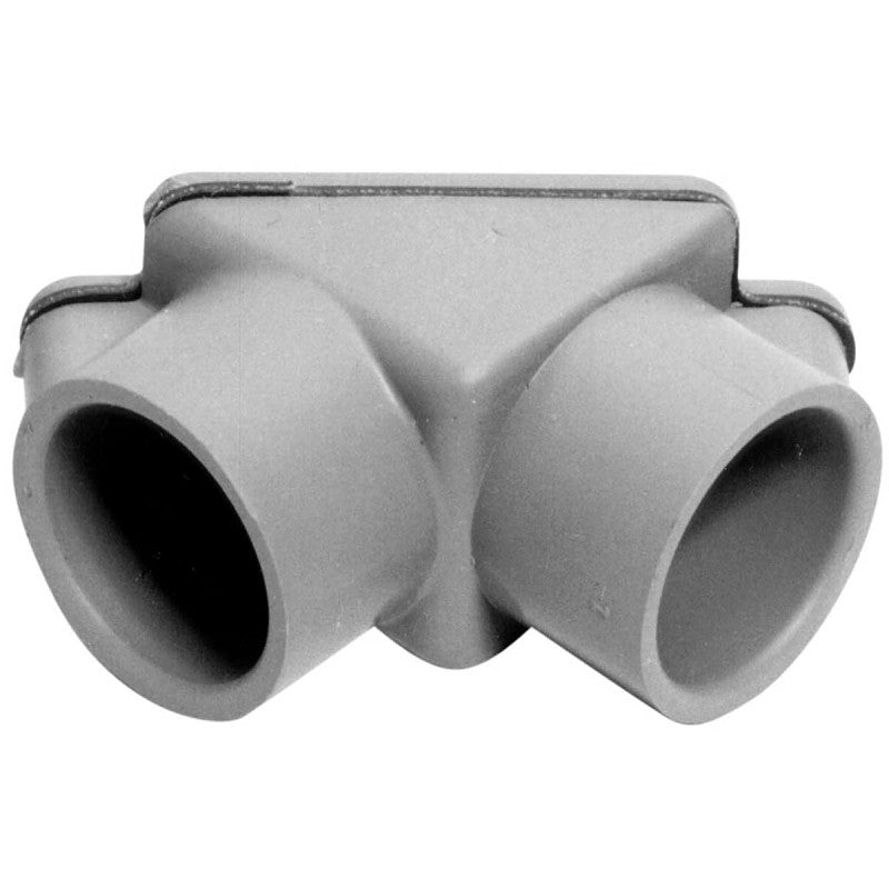Carlon E990ER-CAR Access Pull Elbow, 3/4 in Hub, 2.53 in OAL, PVC, Gray