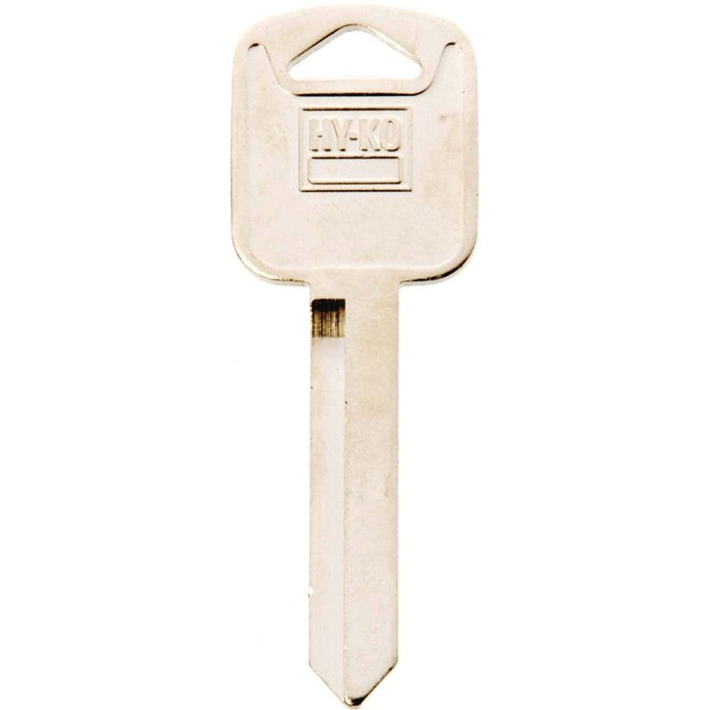 Hy-Ko 11010H67 Key Blank, Solid Brass, Nickel, For: Ford, Lincoln, Mercury Vehicles (Pack of 10)