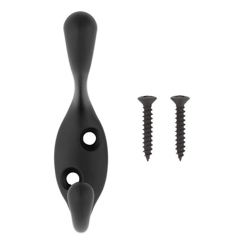 National Hardware N830-625 Heavy-Duty Coat Hook, 75 lb, Zinc, Matte