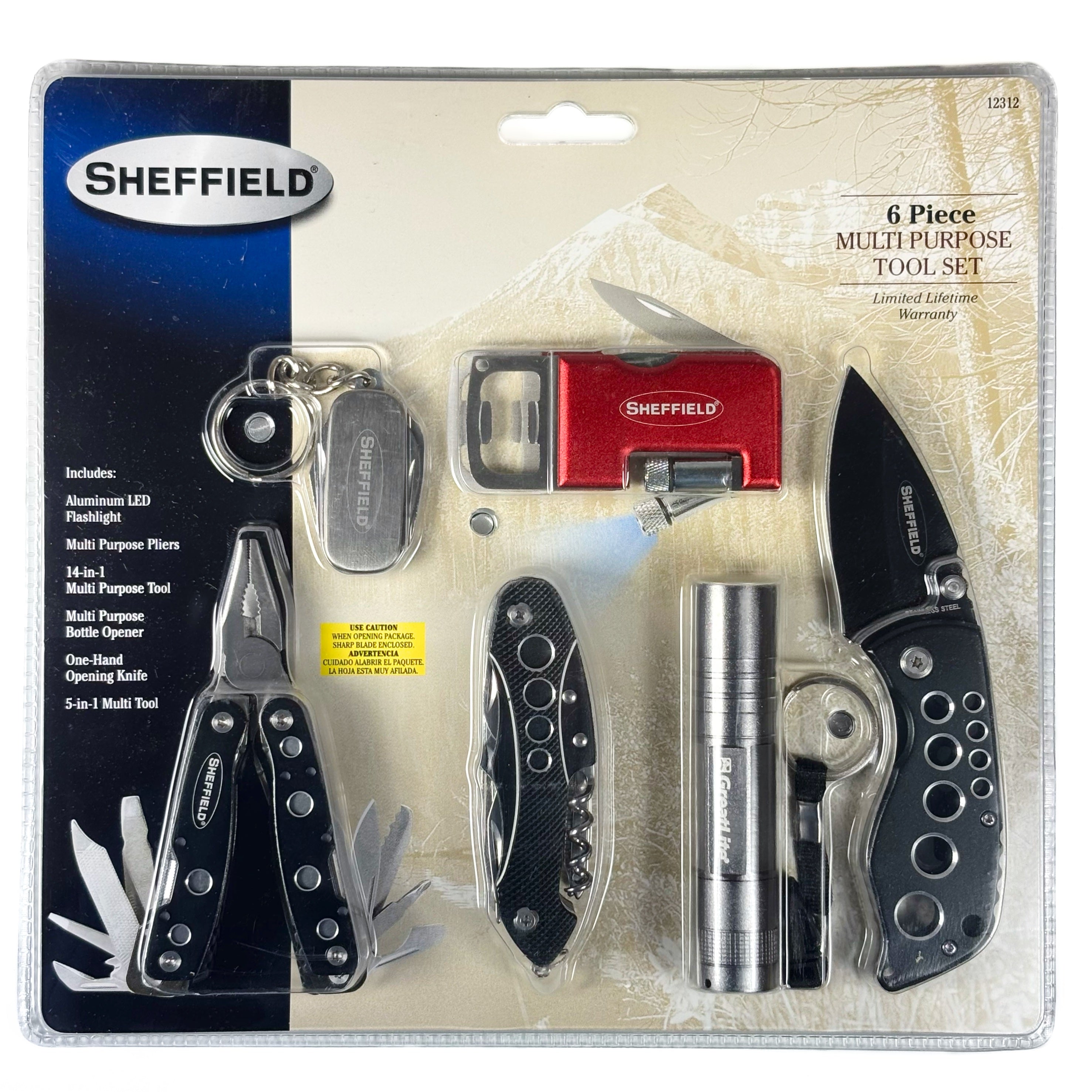 6 Piece Multi Purpose Tool Set