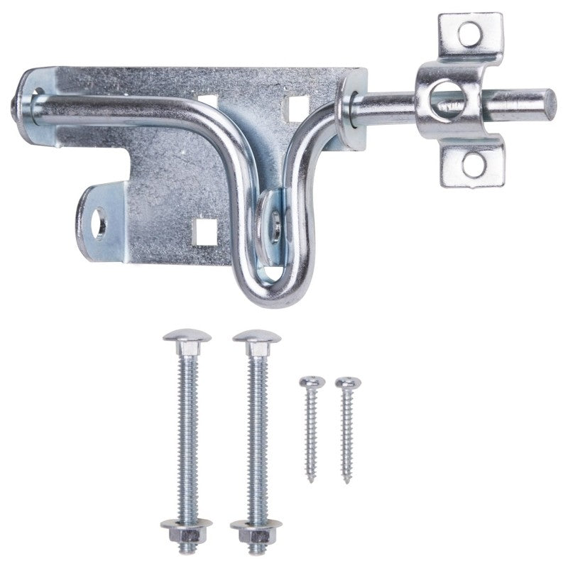 ProSource LR-173-PS Bolt Latch, 1-1/8 in Bolt Head, 6-1/2 in L Bolt, Steel, Zinc