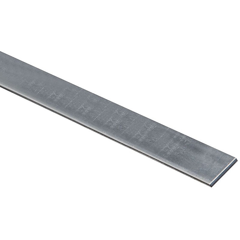 National Hardware 4015BC Series N180-042 Flat Stock, 1 in W, 36 in L, 0.12 in Thick, Steel, Galvanized, G40 Grade