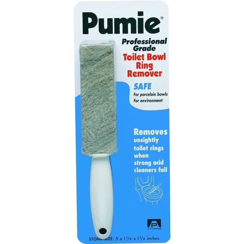 Pumie TBR-6D Toilet Bowl Ring Remover, Solid, Gray Porous