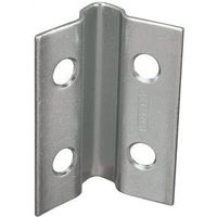 Wide Inside Corner Braces 2 By 3/4 By 0.04 Inch Zinc Plated Steel 2 Pack