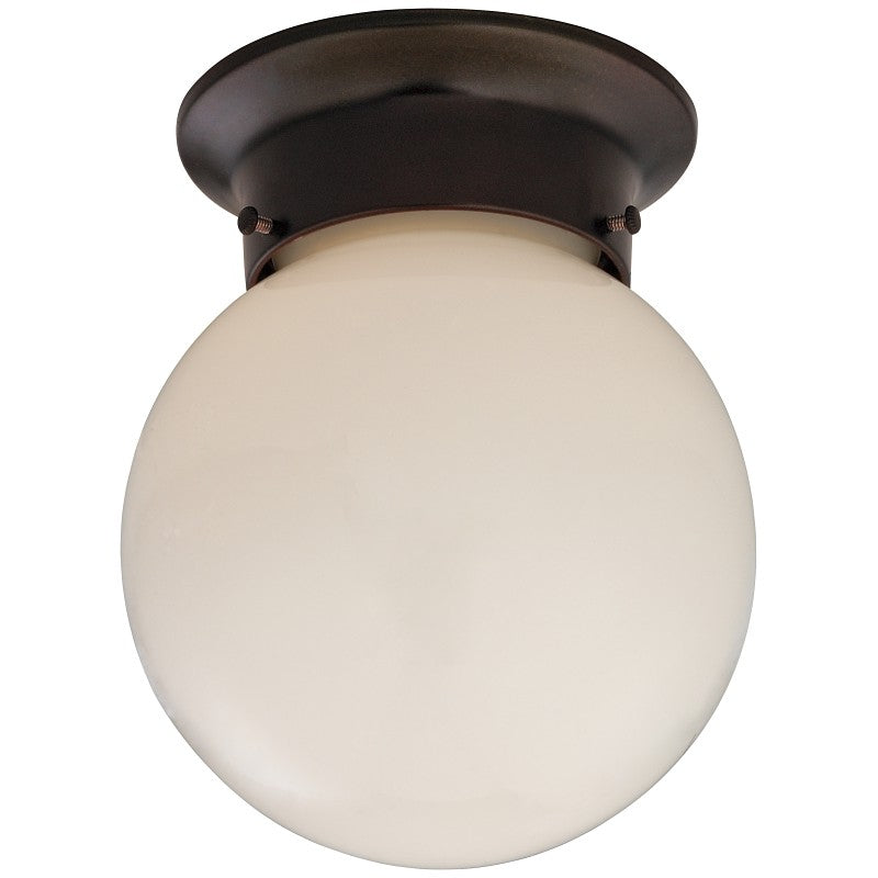 Boston Harbor F301-3375-ORB Single Light Ceiling Fixture, 120 V, 60 W, 1-Lamp, A19 or CFL Lamp, Bronze Fixture