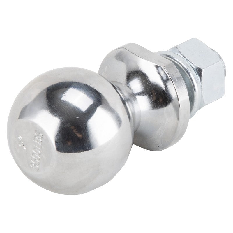 Vulcan TD-03 Hitch Ball, 2 in Dia Ball, 3/4 in Dia Shank, 3,500 lb Gross Towing