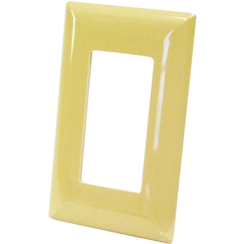 US Hardware E-104C Wallplate, Plastic, Ivory