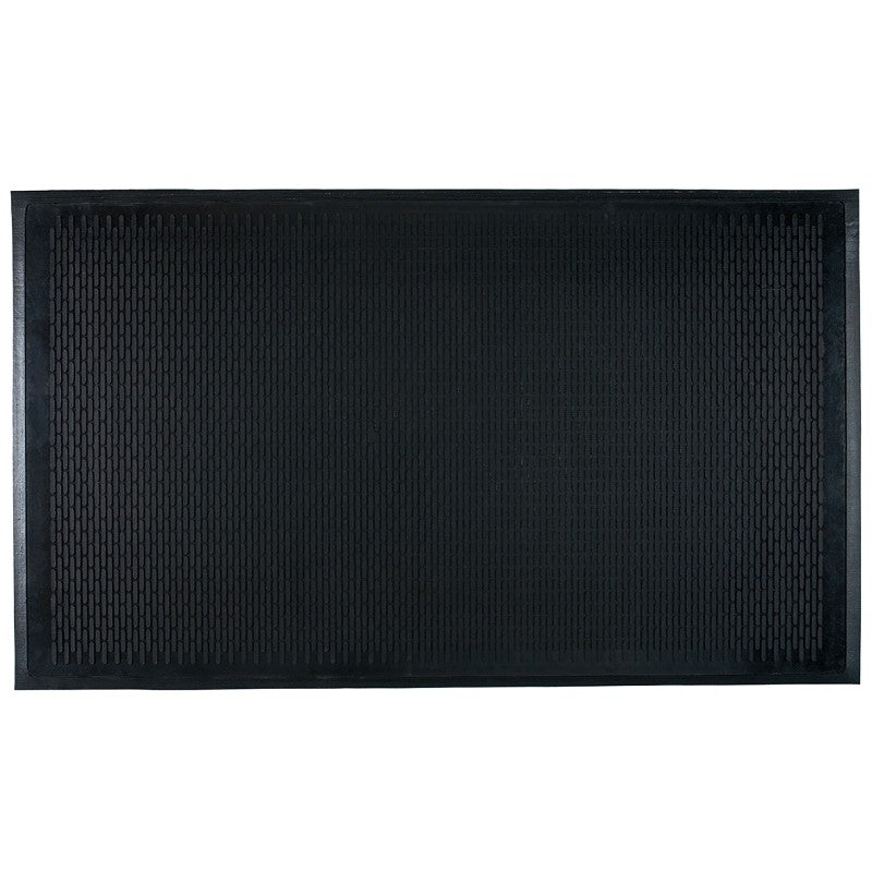 Sports Licensing Solutions 21761 Vehicle Floor Mat, 6 ft L, 4 ft W, Textured Pattern, Rubber Surface, Black