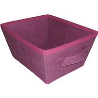 Non-Wge Bin 10-1/2 By 8-1/4 By 5-1/4 Inches Purple And Fuchsia