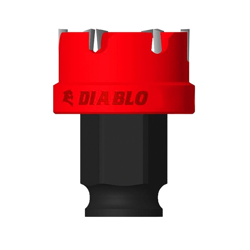Diablo Steel Demon DHS1219CF Hole Cutter, 1-7/32 in Dia, Carbide Cutting Edge