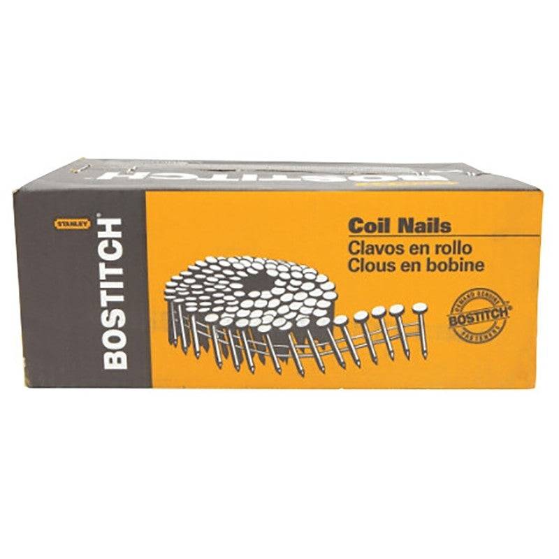 Bostitch C6R90BDSS-316 Series Siding Nail, Wire Coil Collation, 2 in L, Stainless Steel, Ring Shank