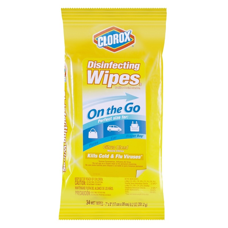 DISNFECT WIP 9CT TRAVEL CITRUS (Pack of 24)