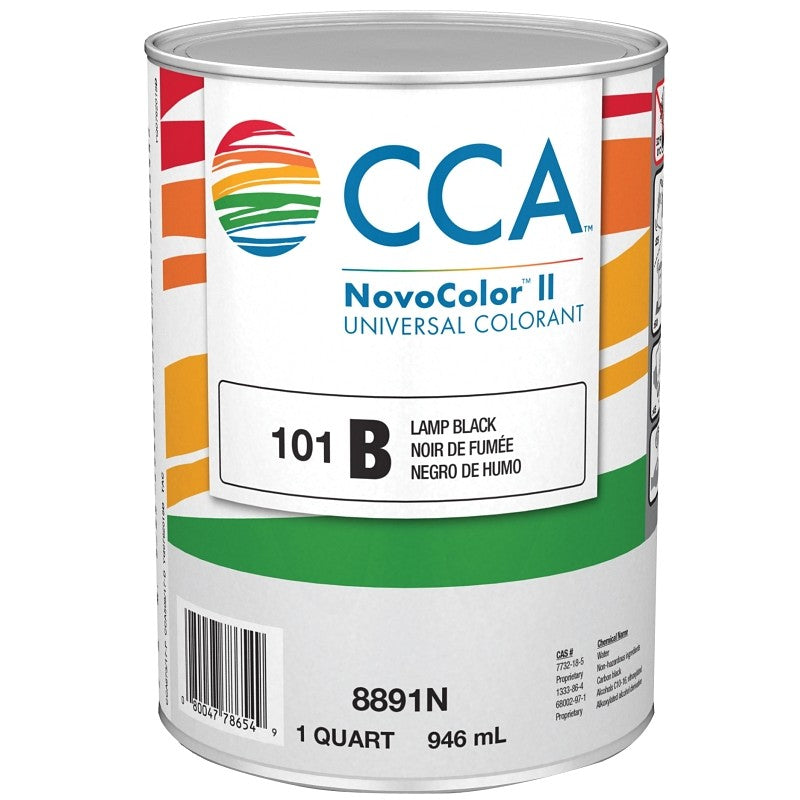 CCA NovoColor II Series 076.008891N.005 Universal Colorant, Carbon Black, Liquid, 1 qt