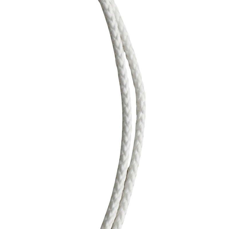 Baron 64001 Rope, 1/8 in Dia, 600 ft L, 15 lb Working Load, Nylon/Poly, White