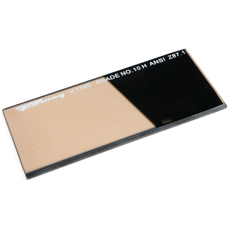 Forney 57061 Welding Lens, 4-1/4 in L x 2 in W Dimensions, Gold Lens, Glass