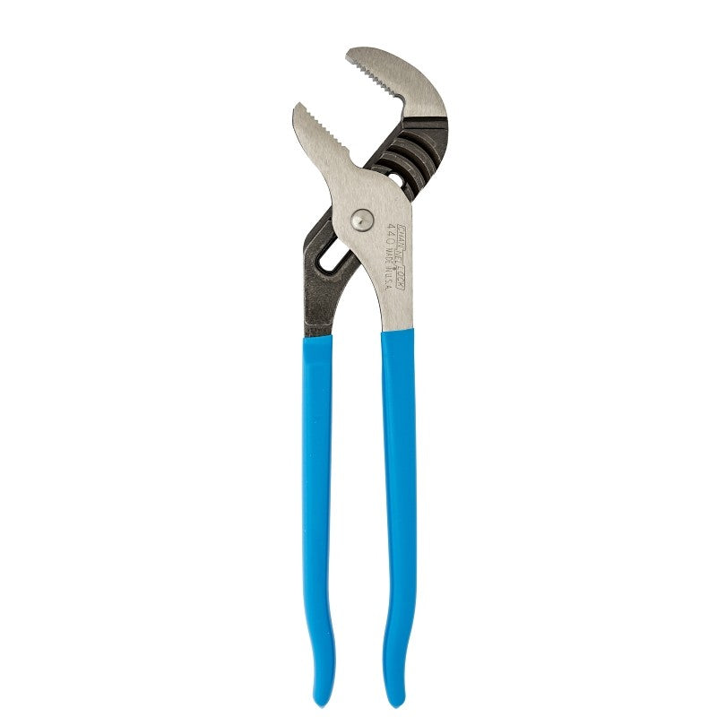 Channellock 440 Tongue and Groove Plier, 12 in OAL, 2-1/4 in Jaw Opening, Cushion-Grip Handle, Blue Handle