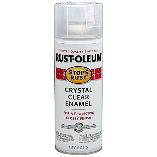 Rust-Oleum 7701830 Rust Preventative Spray Paint, Gloss, Crystal Clear, 12 oz, Can