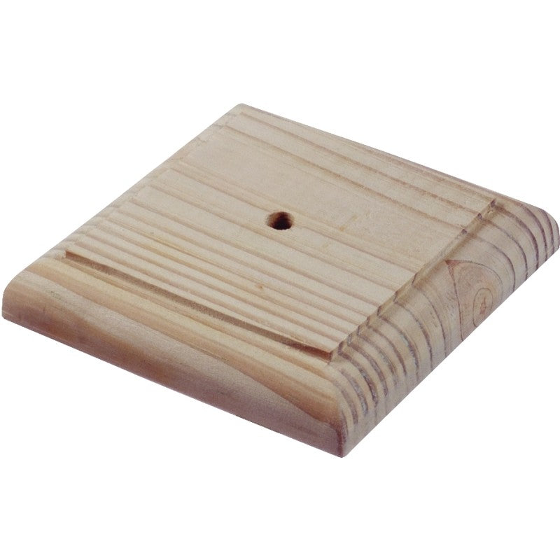 UFP 106096 Post Cap, 4 in L, 4 in W, Pine Wood