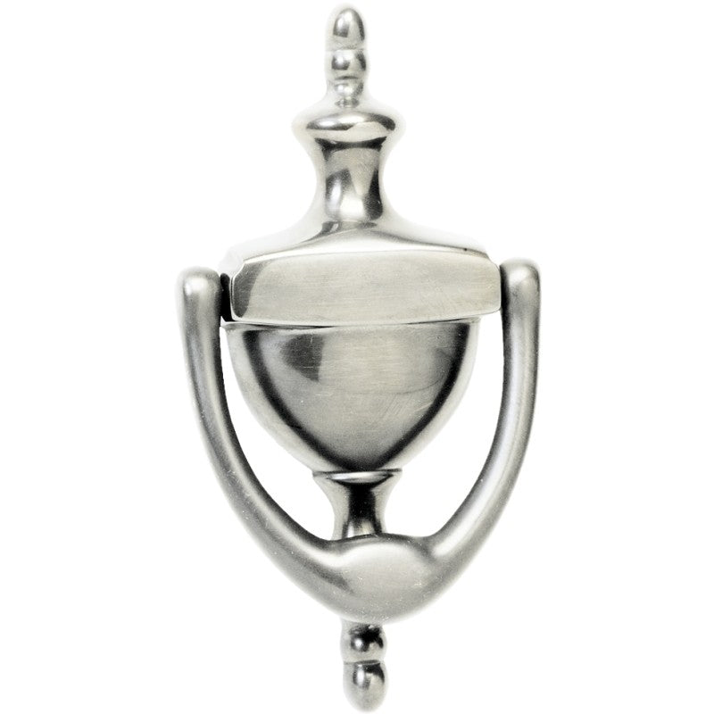 Schlage CP2-3125-619 Door Knocker, Solid Brass, Satin Nickel, 3-15/16 in Mounting Hole