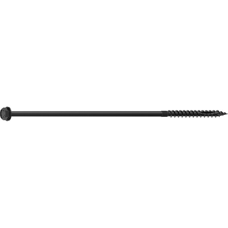 Camo 0365270 Structural Screw, 5/16 in Thread, 10 in L, Hex Head, Hex Drive, Sharp Point, PROTECH Ultra 4 Coated, 10