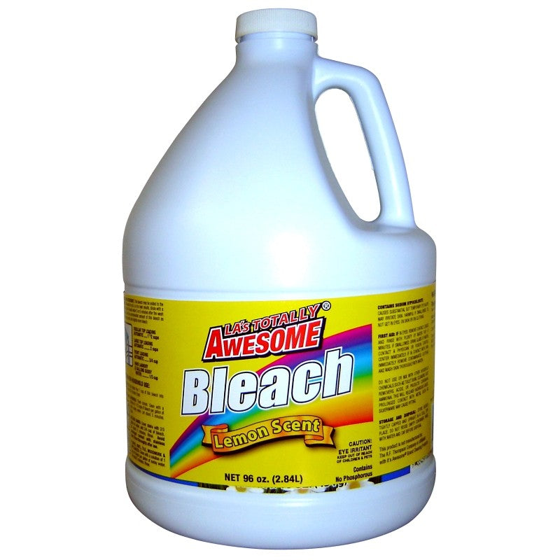 LA's TOTALLY AWESOME 32 Bleach Liquid, Lemon (Pack of 6)