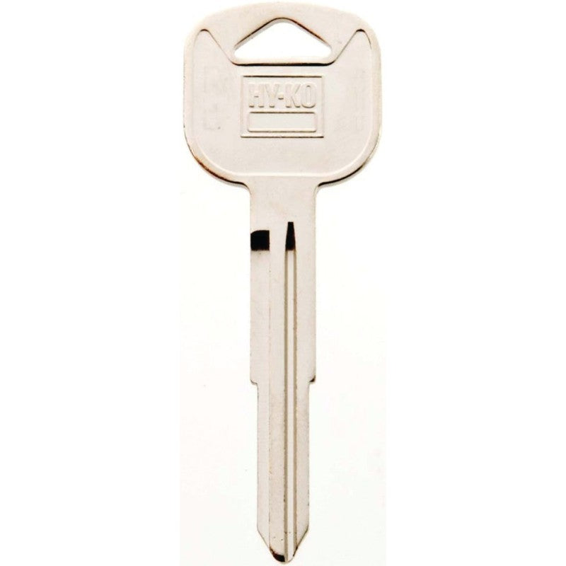 Hy-Ko 11010KK4 Automotive Key Blank, Brass, Nickel, For: Kia Vehicle Locks, KK4 Key Number (Pack of 10)