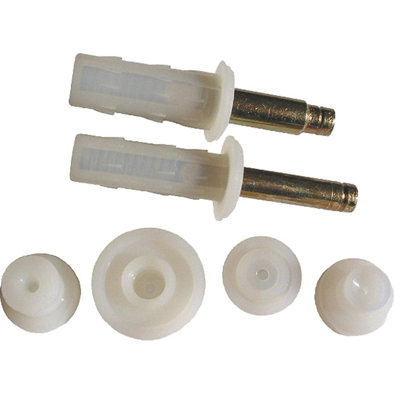 Johnson Hardware 1832PPK3 Door Pivot and Guide, Steel, Zinc, Top Mounting