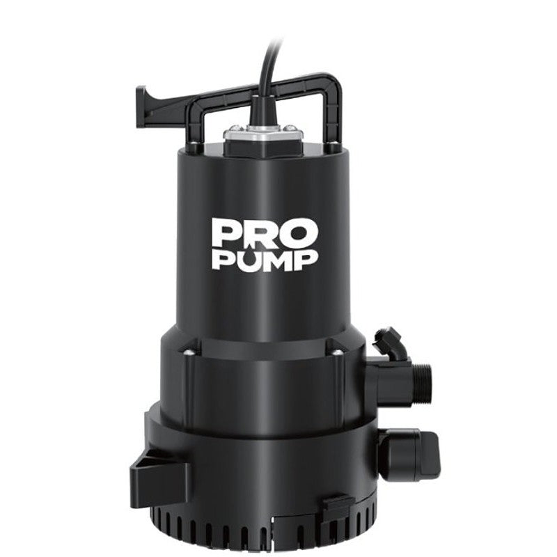 PROPUMP UTA02510 Utility Pump, 1-Phase, 2.5 A, 115 V, 1/4 hp, 3/4 in Outlet, 30 ft Max Head, Thermoplastic