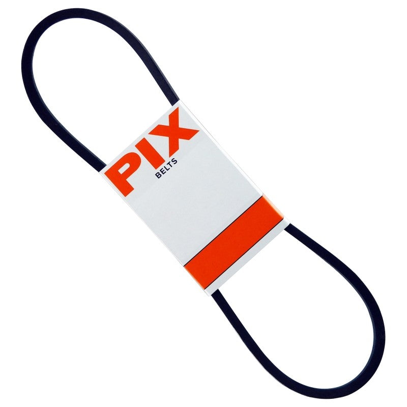 PIX B91/5L940 V-Belt, 94 in Outside Circumference, Molded Cog, 21/32 in W, 3/8 in Thick, Black