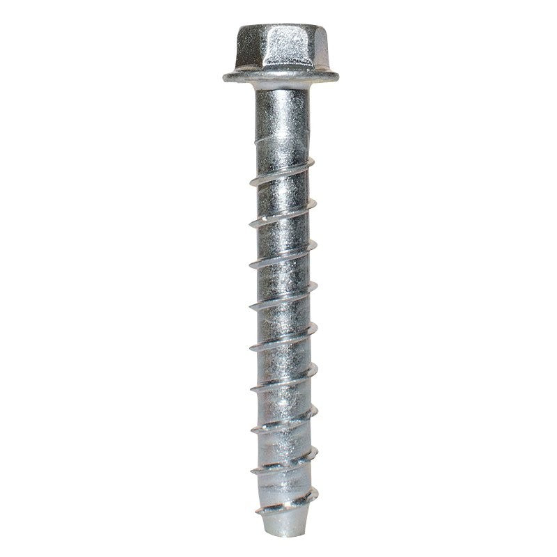 Simpson Strong-Tie Titen HD THD37300HF1 Heavy-Duty Screw Anchor, 3/8 in Dia, 3 in L, Carbon Steel, Zinc (Pack of 30)