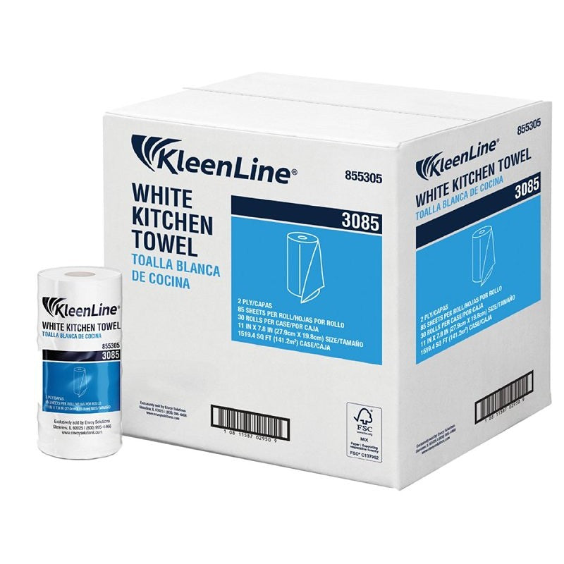 North American Paper 893299 Towel, 11 in L, 8.88 in W, 1-Ply