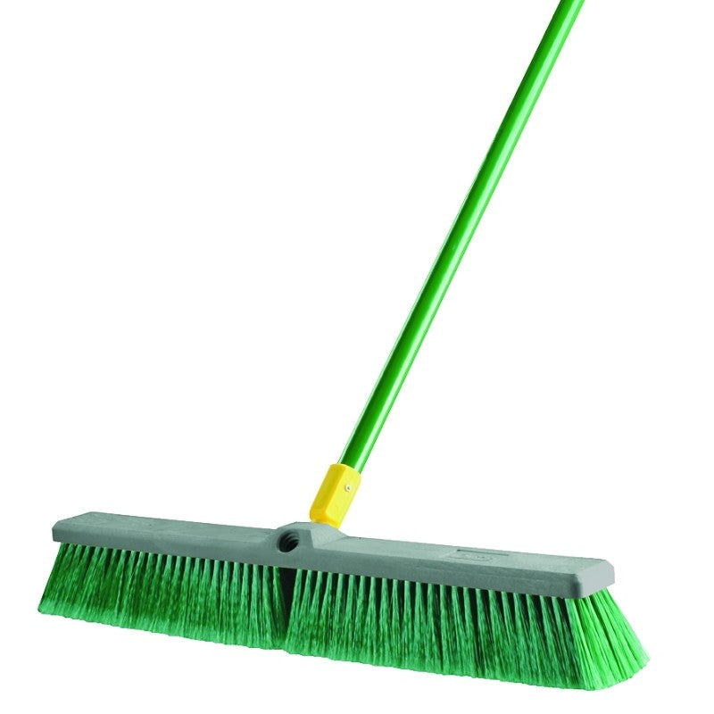 Quickie 00538 Push Broom, 24 in Sweep Face, Polypropylene Bristle